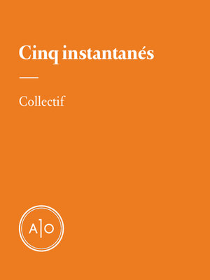 cover image of Cinq instantanés